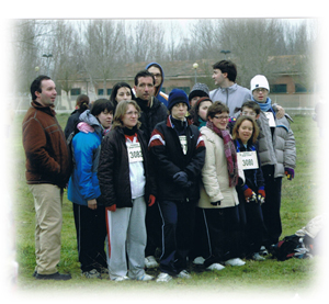 Participantes del Club AVIVA Sánchez-Guijo esperando para competir